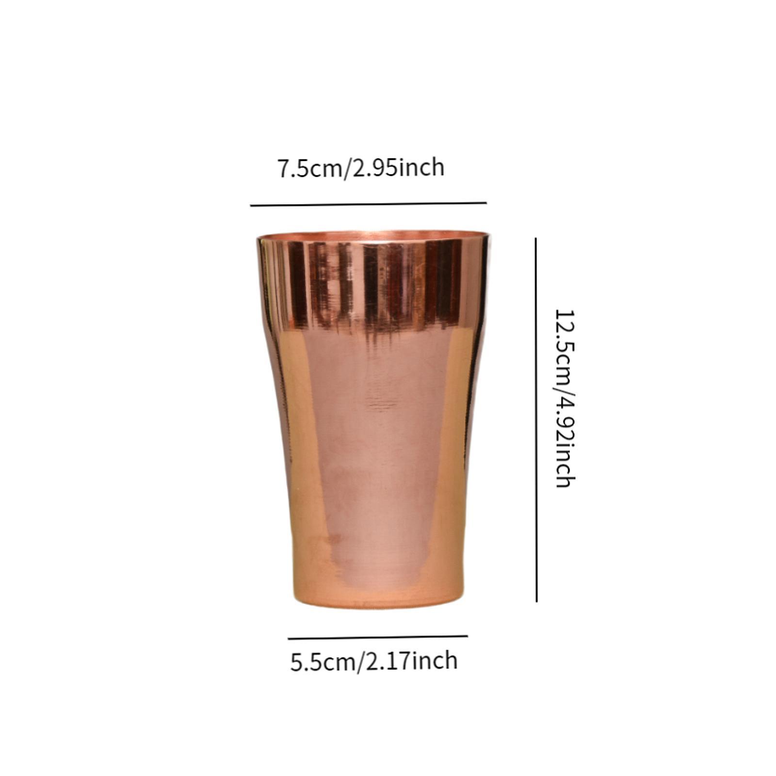 Mule Copper Mug - Reiner Kupferbecher 400ml Handgefertigter Verdickter Kupferbecher