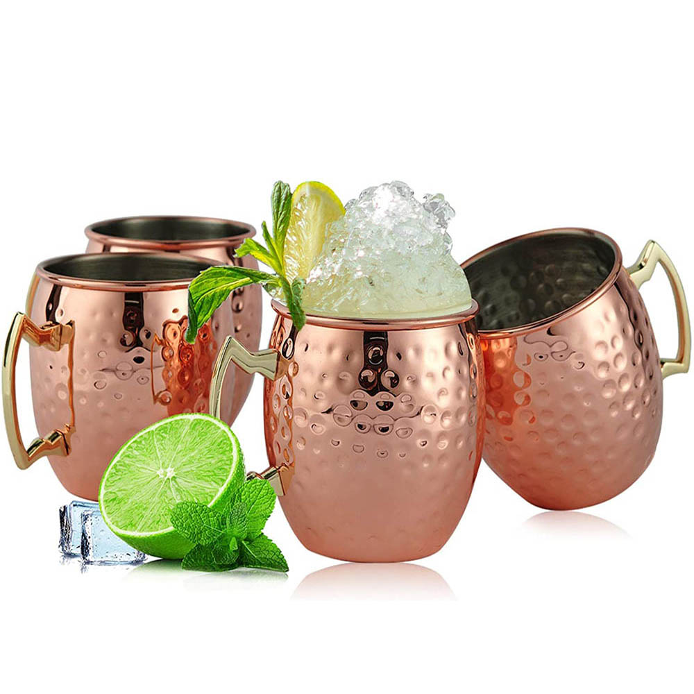 Mule Copper Mug - 2 stücke 100% Handgemachte 18 unzen