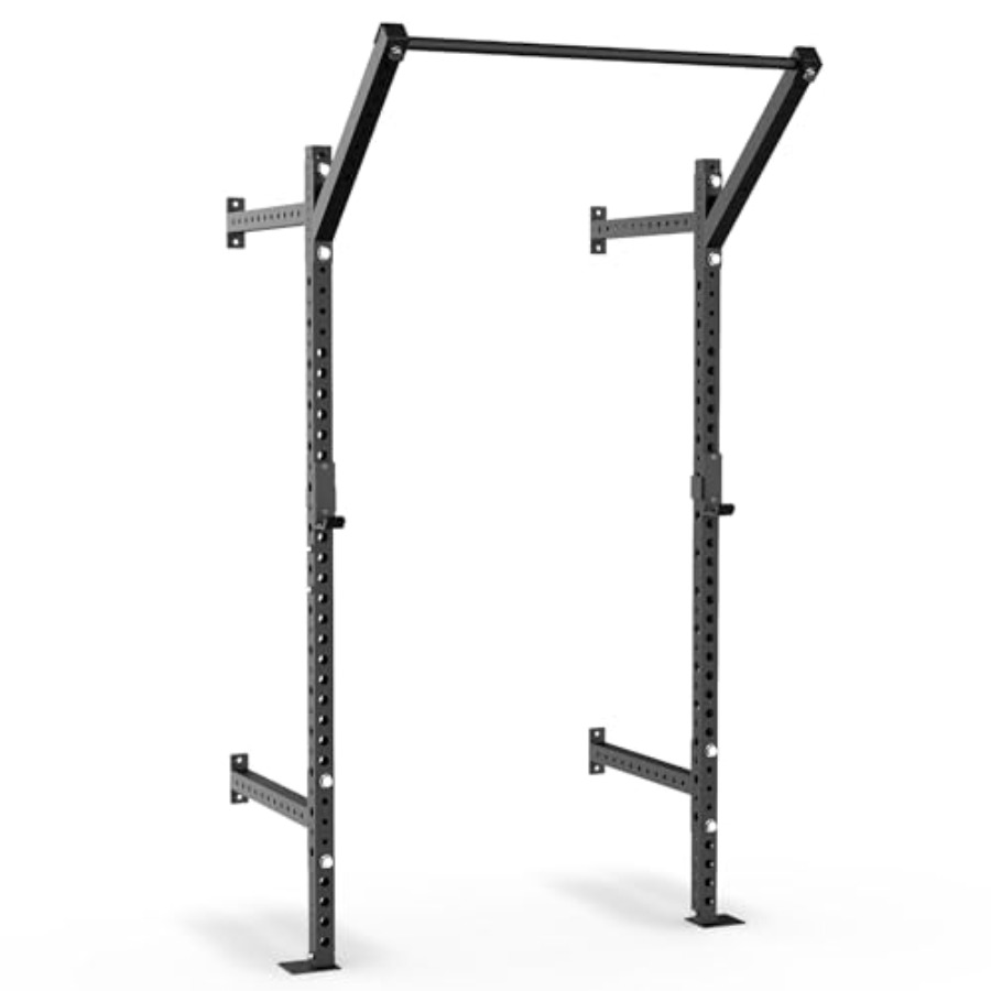 Home Bar And Gym - Wandmontiertes Squat-Rack für den Heimgebrauch, Stahlkonstruktion,