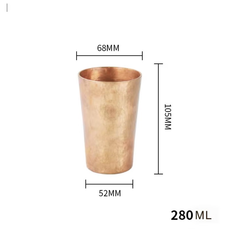 Mule Copper Mug - Großhandel Moscow Mule Becher Hammer 280ml