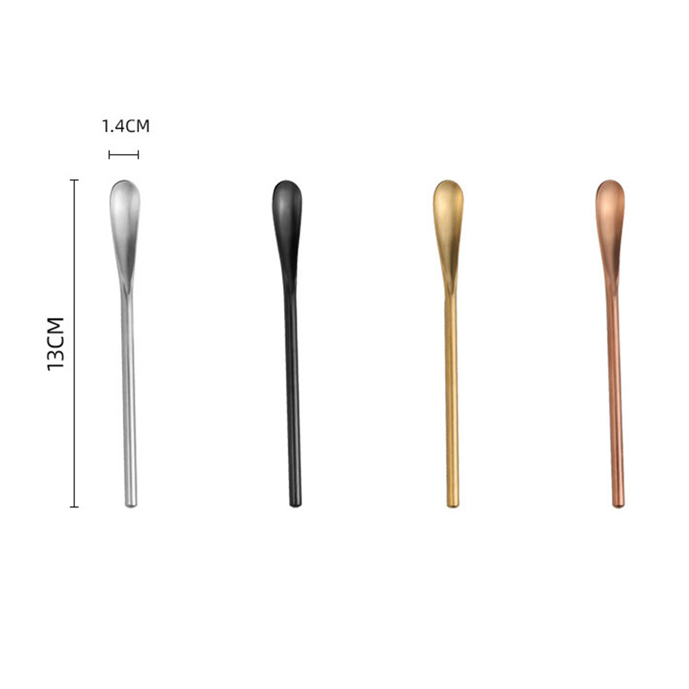 Bar Spoon Twisted - 2 Stück Edelstahl-Cocktail-Löffel mit langem und