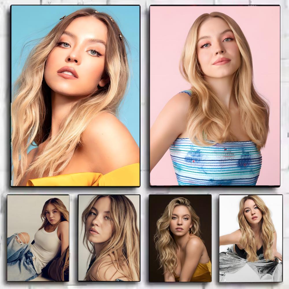 Home Bar Sydney - Poster mit Schauspielerin S-Sydney Sweeney, Wandkunstdruck,