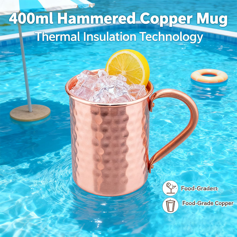 Mule Copper Mug - Neue 100% Kupferbecher, reine massive Moscow