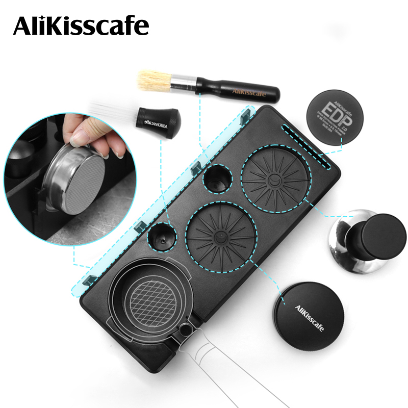 Home Barista - AliKisscafe Kaffee Tamping Station Siebträger Halter