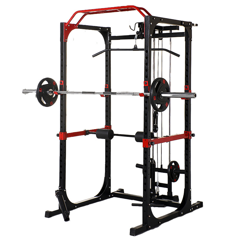 Home Bar And Gym - Kommerzieller Power Cage Squat Rack Multi-Grip