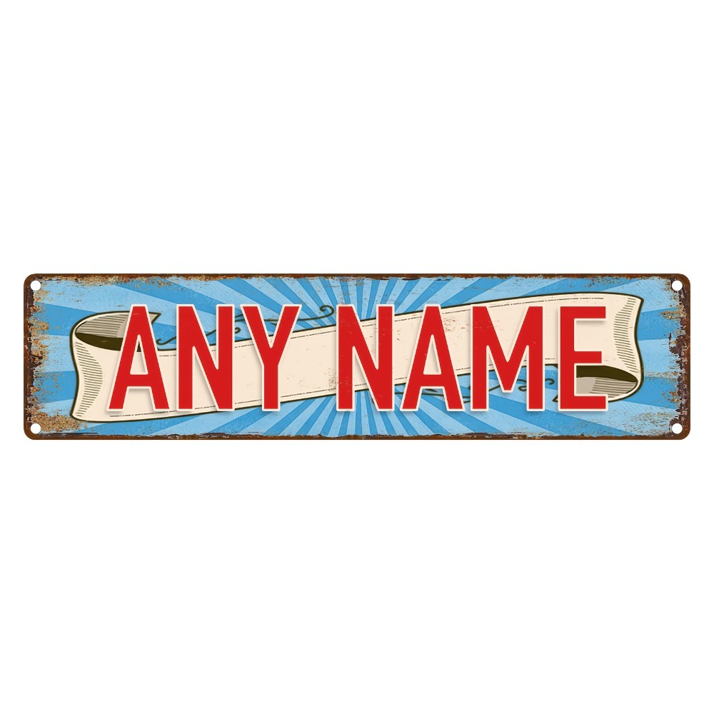 Home Bar Cafe - 15,75x3,94 Zoll Vintage Personalisiertes Aluminium-Straßenschild mit