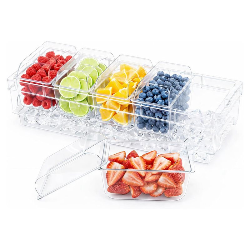 Garnish Tray Set - ABMR – Party- und Barzubehör: Tacos-Servierset,