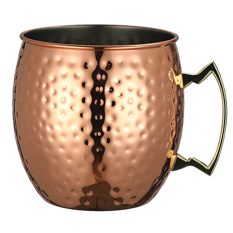 Mule Copper Mug - Riesiger gehämmerter Moskauer Mule-Becher, Mega-Becher, Eiskübel-Becher,