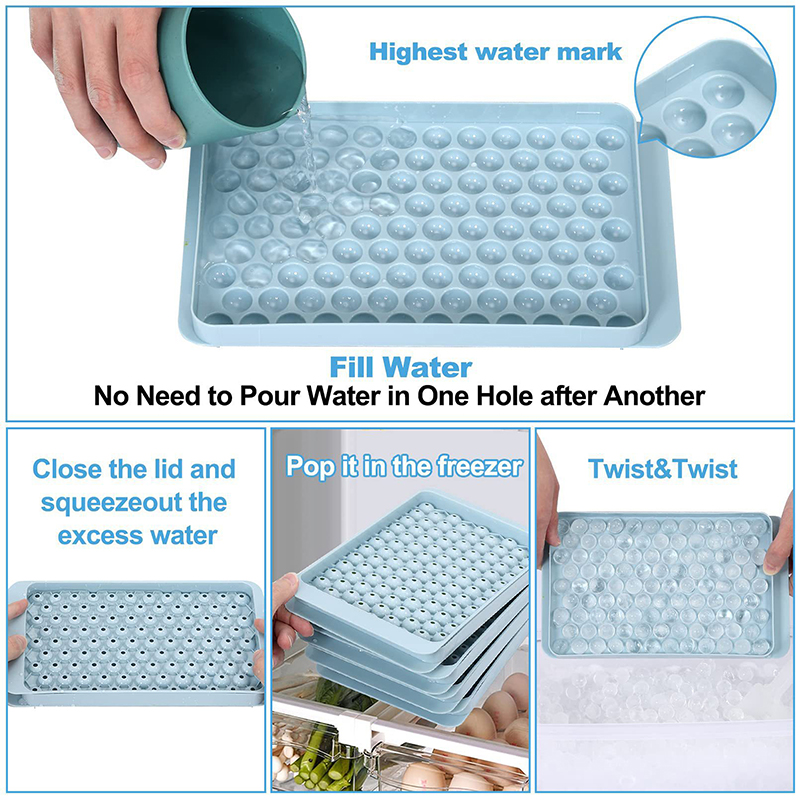 Mini-Eiswürfel schale 104 Löch – Ice Mold Sphere Bewertung und Preis
