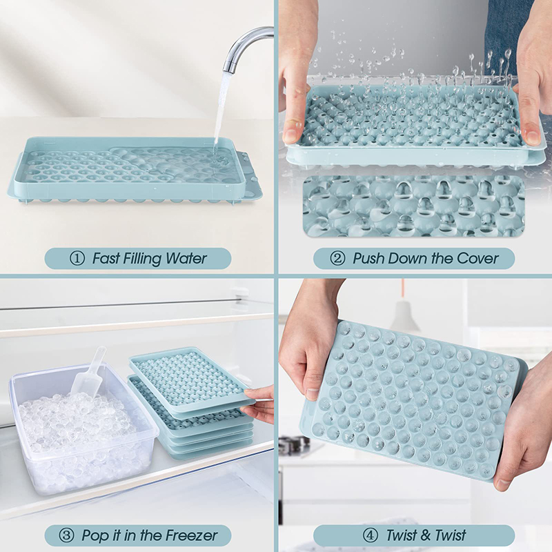 Mini-Eiswürfel schale 104 Löch – Ice Mold Sphere Bewertung und Preis