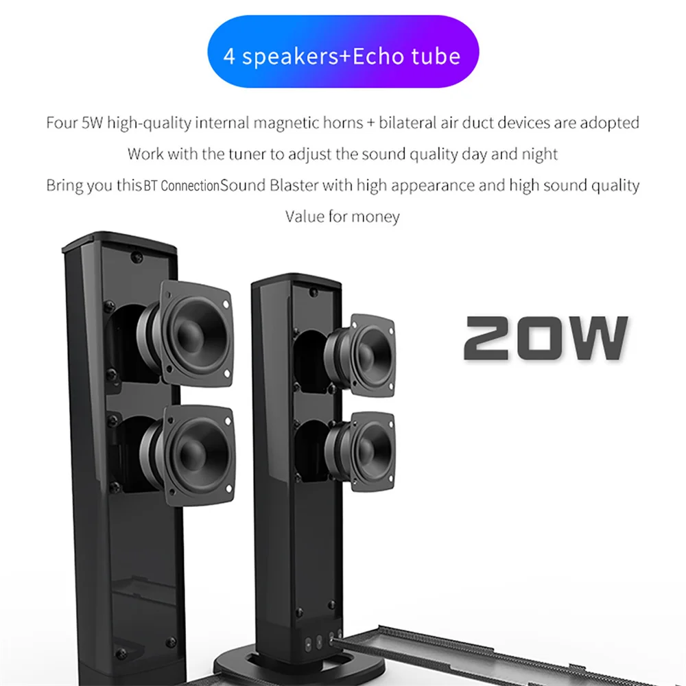 Drahtlose Bluetooth-TV-Soundba – Home Bar And Theater Bewertung und Preis