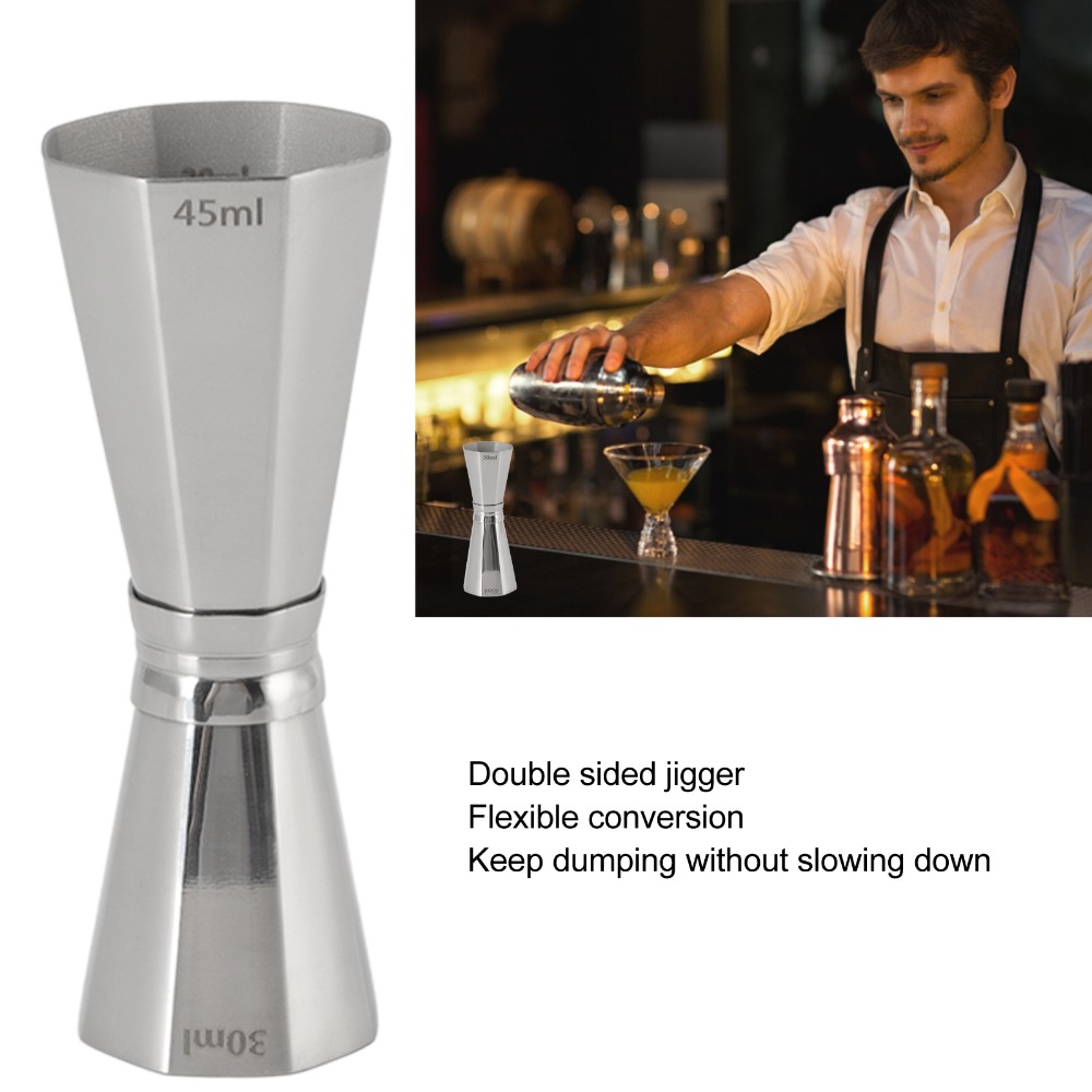 304 Edelstahl Doppel-Cocktail- – Jigger Double Sided Bewertung und Preis