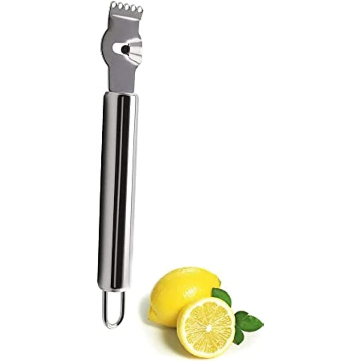 Silberner Zitronenschaber/Entk – Peeler Channel Knife Bewertung und Preis