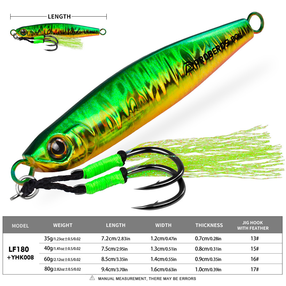 LHFSH 35g-80g Weitwurf-Metall- – Jigger Double Sided Bewertung und Preis