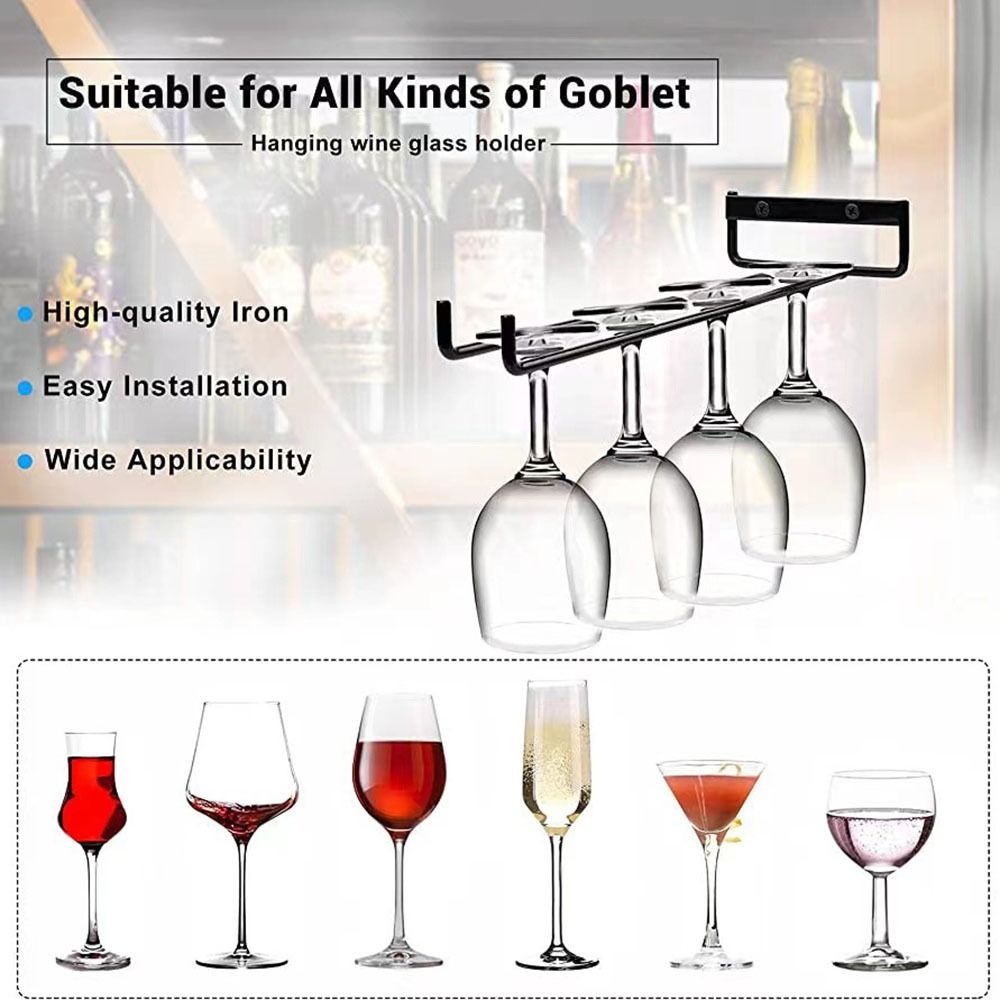 An der Wand montierter Stielgl – Home Bar Setup Bewertung und Preis