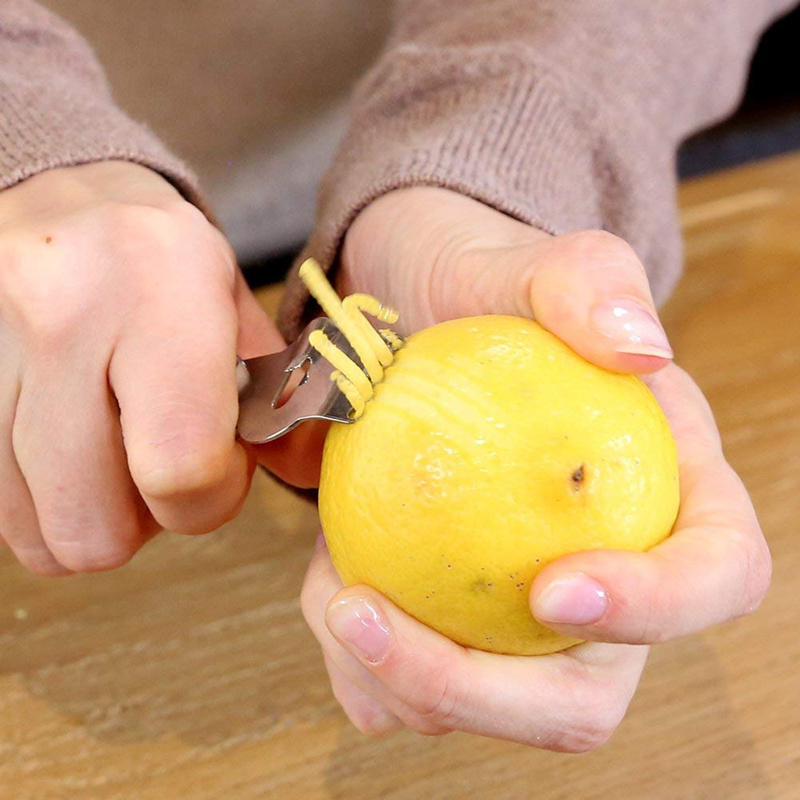 LMETJMA Zitronen-Zester-Reibe  – Peeler Channel Knife Bewertung und Preis