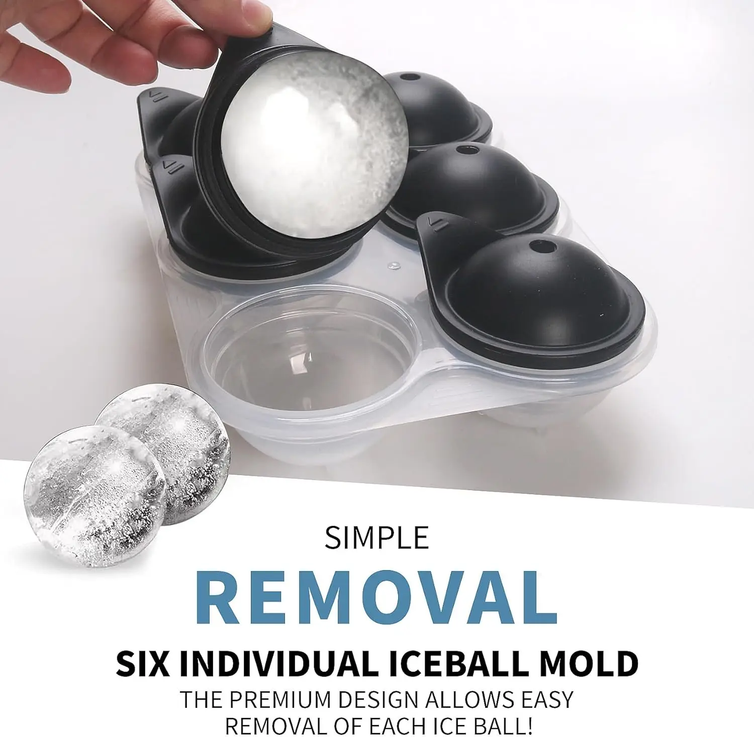 Große Silikon-Eiswürfelform mi – Ice Mold Sphere Bewertung und Preis