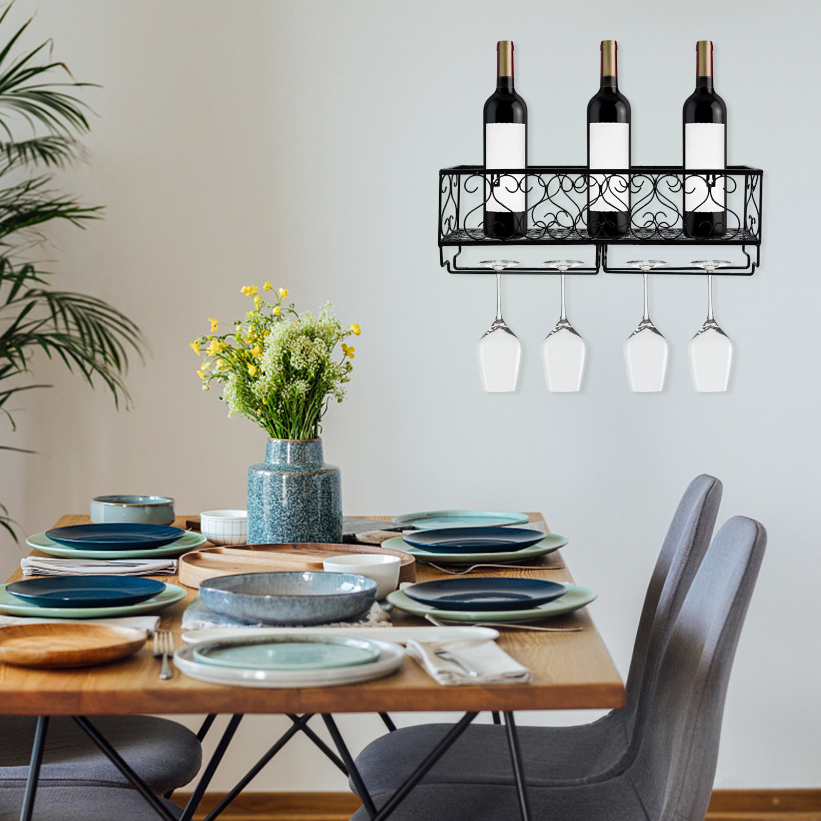 1 Stück Wandmontiertes Weinfla – Home Bar Setup Bewertung und Preis
