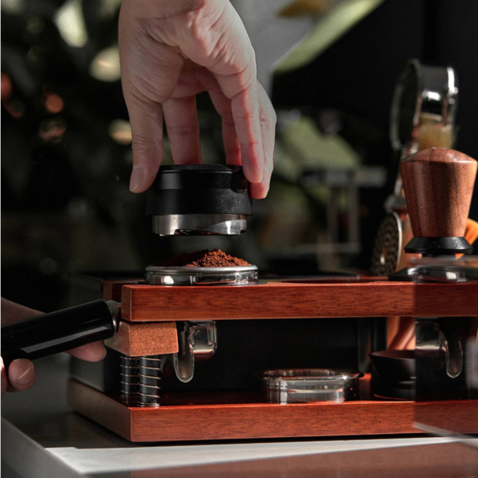 Holz-Tampstation Multifunktion – Home Barista Bewertung und Preis