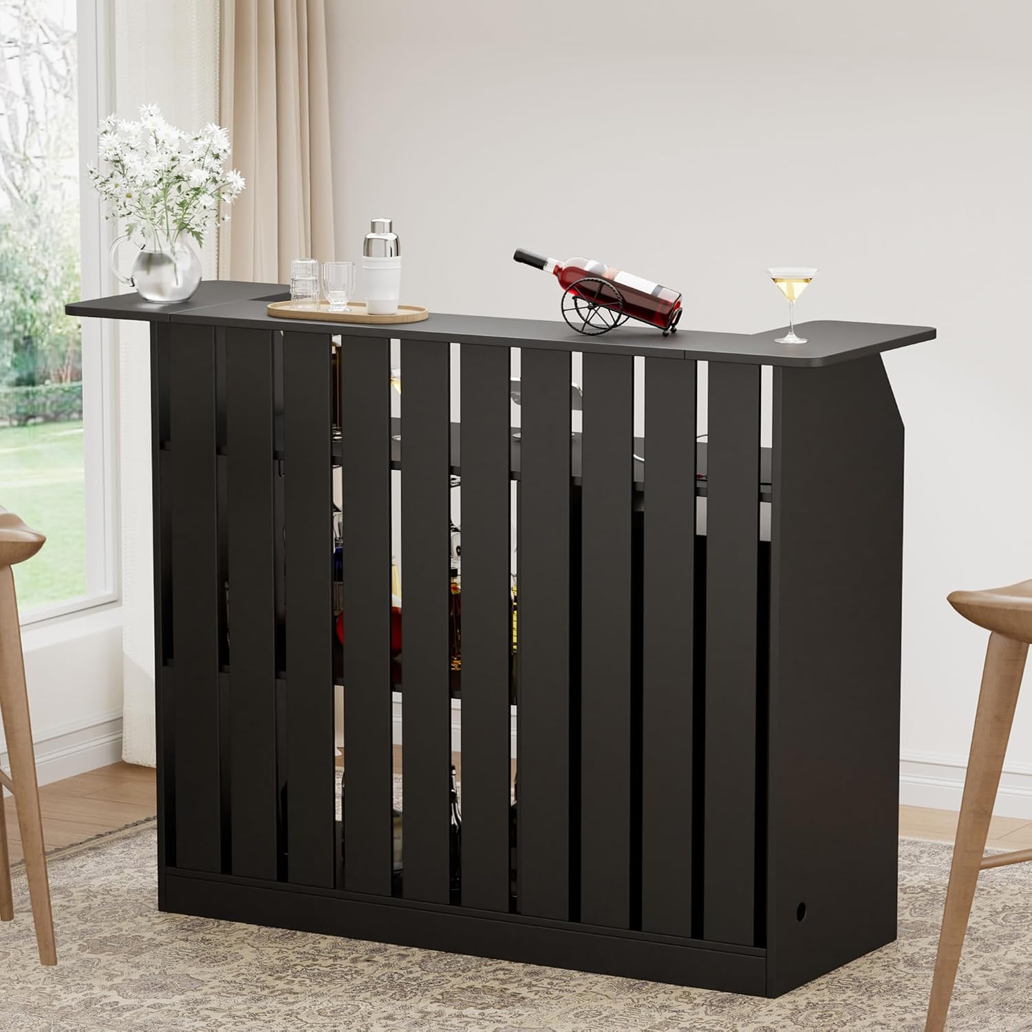 U-förmiger Bartisch mit Kühlsc – Home Bar And Fridge Bewertung und Preis