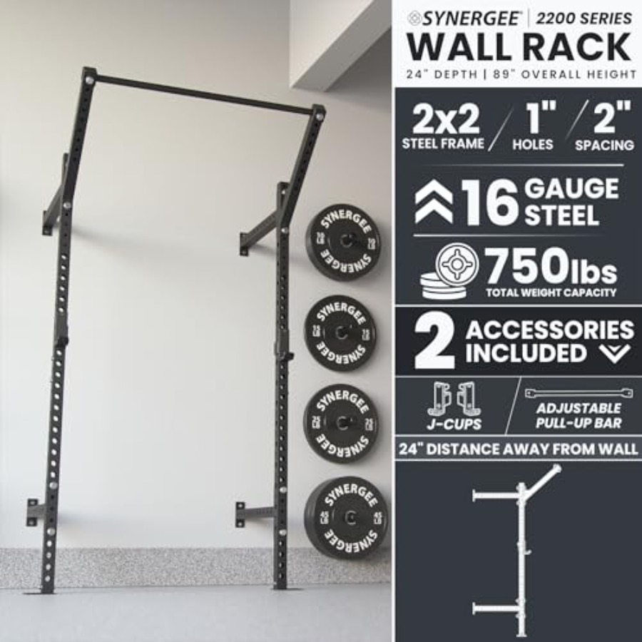 Wandmontiertes Squat-Rack für  – Home Bar And Gym Bewertung und Preis