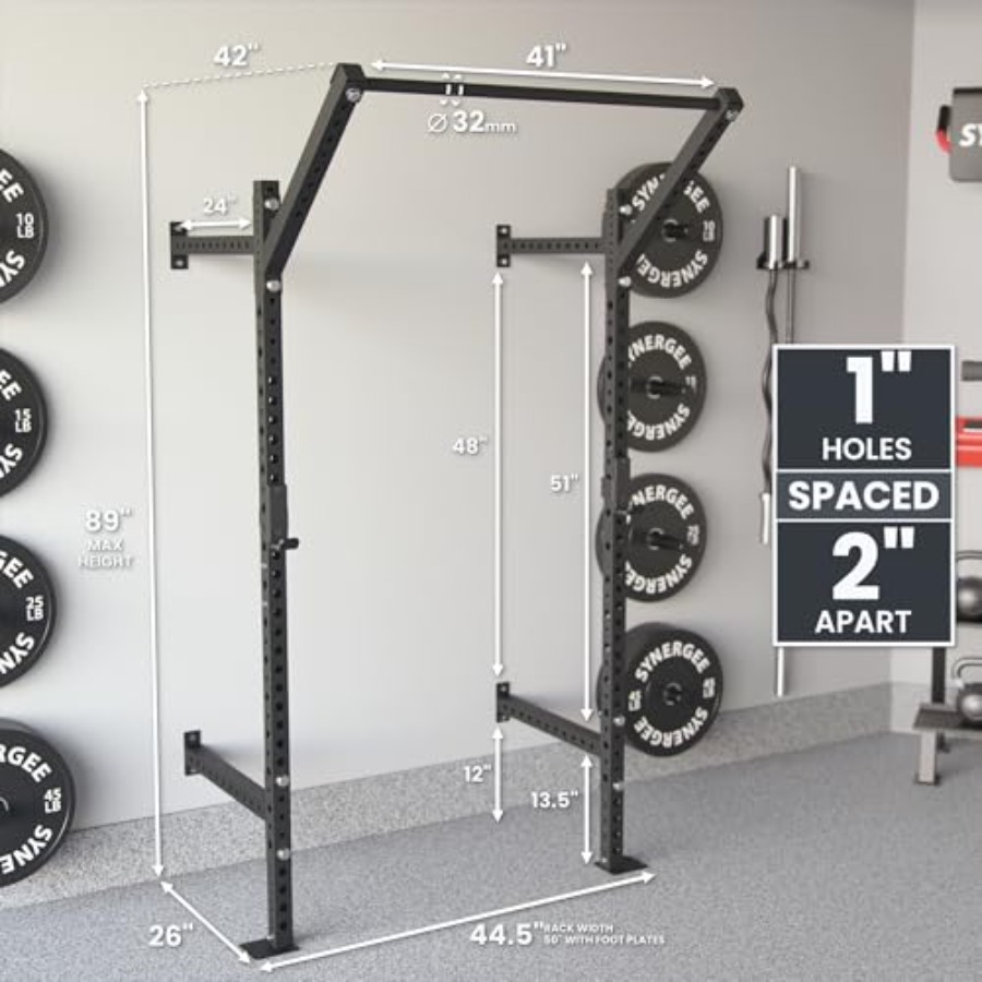 Wandmontiertes Squat-Rack für  – Home Bar And Gym Bewertung und Preis