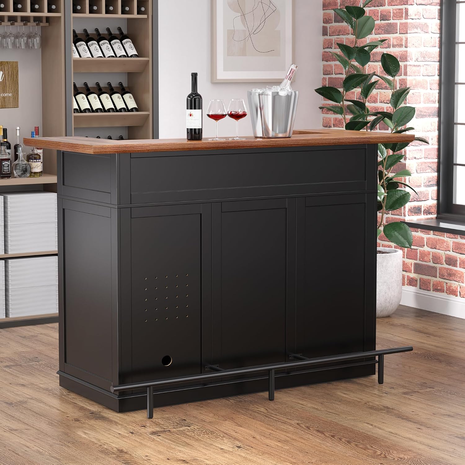 U-förmiger Barschrank mit Kühl – Home Bar And Fridge Bewertung und Preis