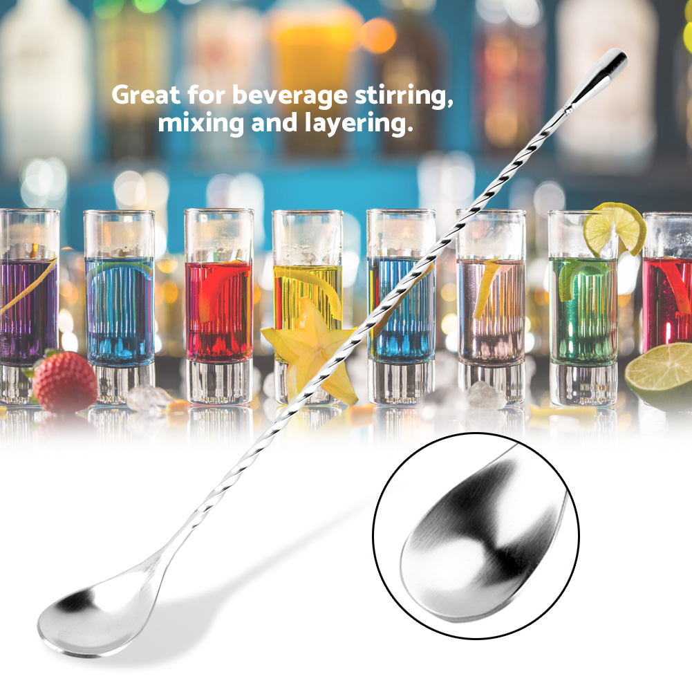 Edelstahl Bar-Löffel für Wein  – Bar Spoon Twisted Bewertung und Preis