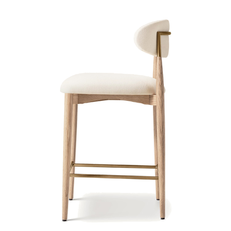 Neue Stil Nordic Stoff Holz Th – Home Bar Stools Bewertung und Preis