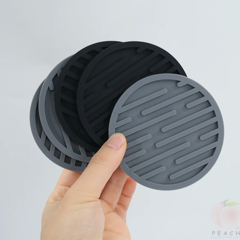 10 cm Silikon Untersetzer Rund – Bar Mat Rubber Bewertung und Preis