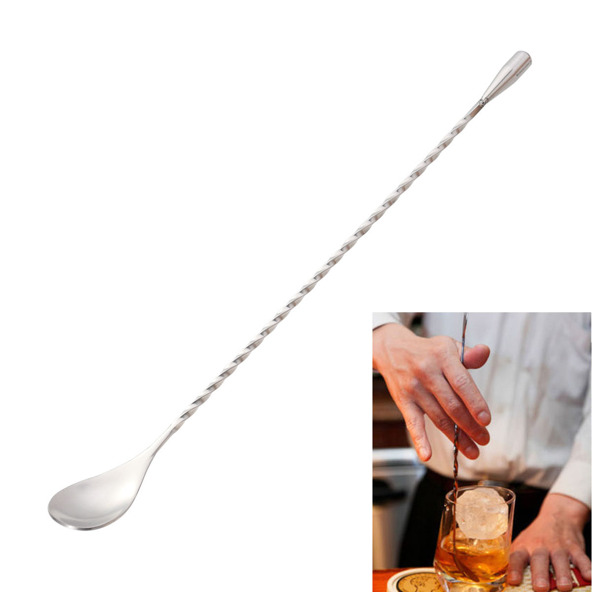 304 Edelstahl Gedrehter Barlöf – Bar Spoon Twisted Bewertung und Preis