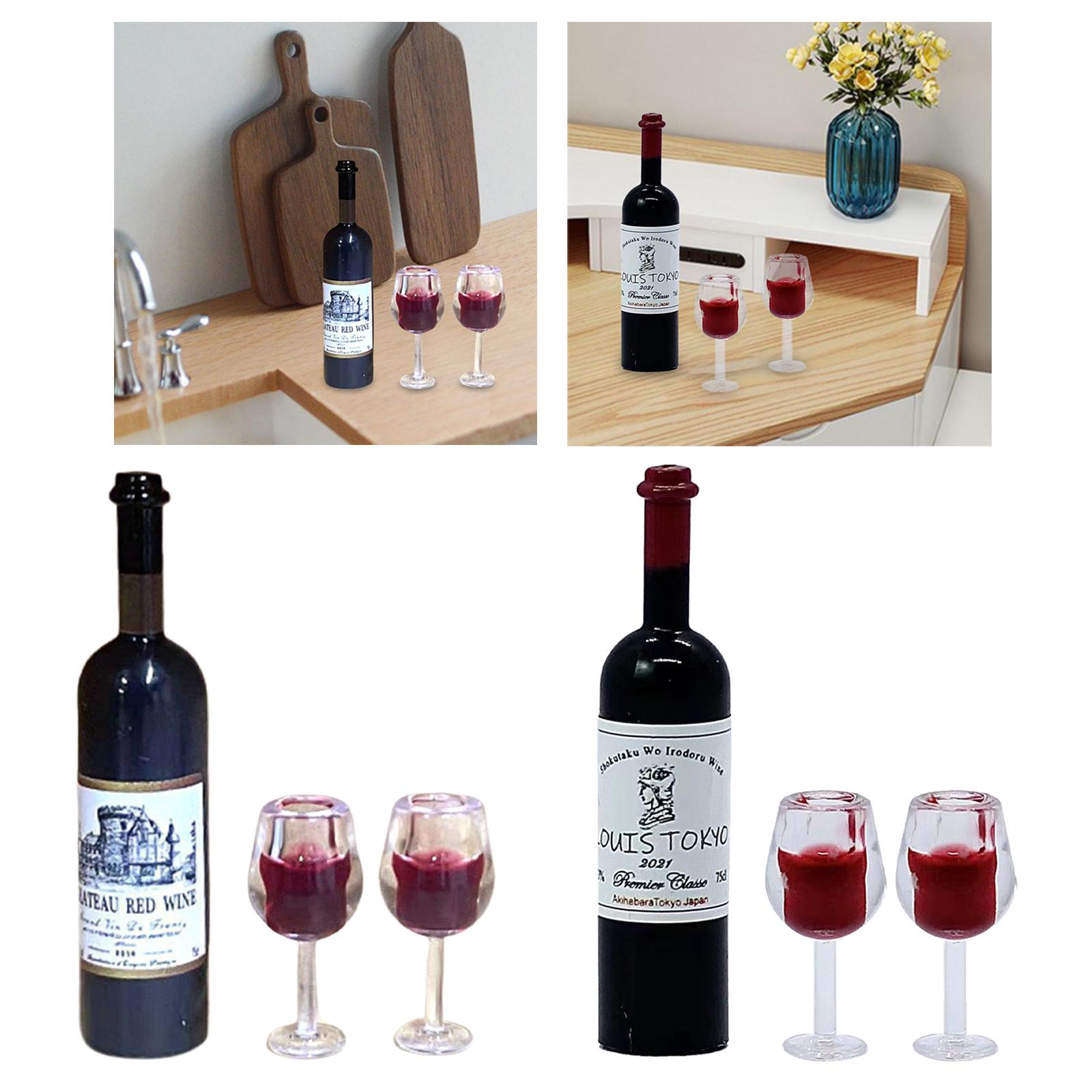 Puppenhaus-Weinflaschenbecher  – Home Bar Setup Bewertung und Preis