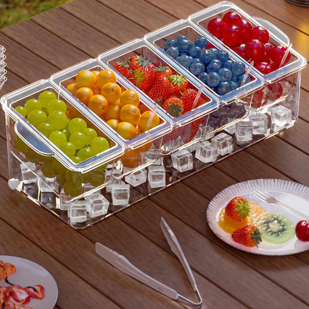 Taco-Bar Servierset für Partys – Garnish Tray Set Bewertung und Preis