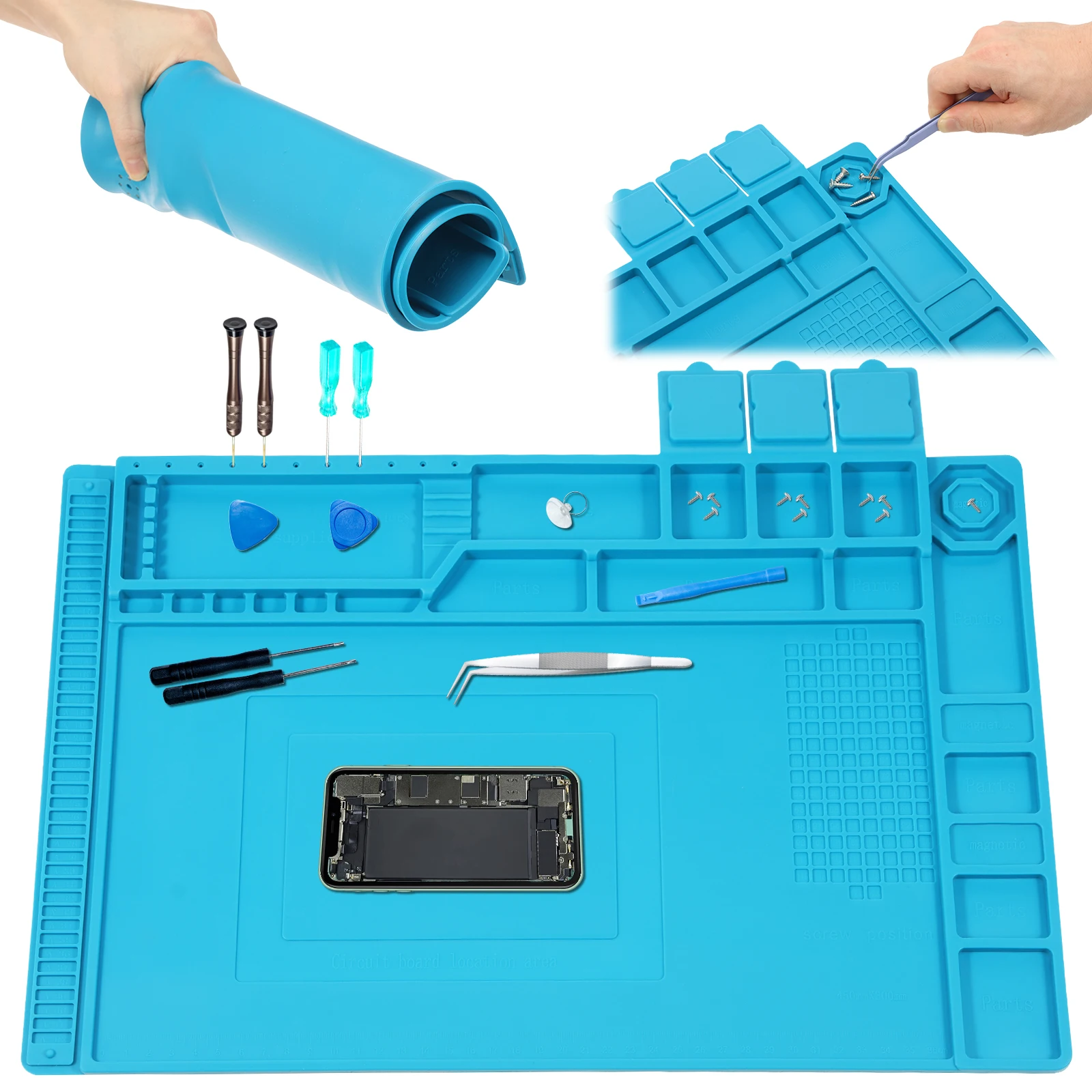 45x30cm Silikon-Lötmatte Hitze – Bar Mat Rubber Bewertung und Preis