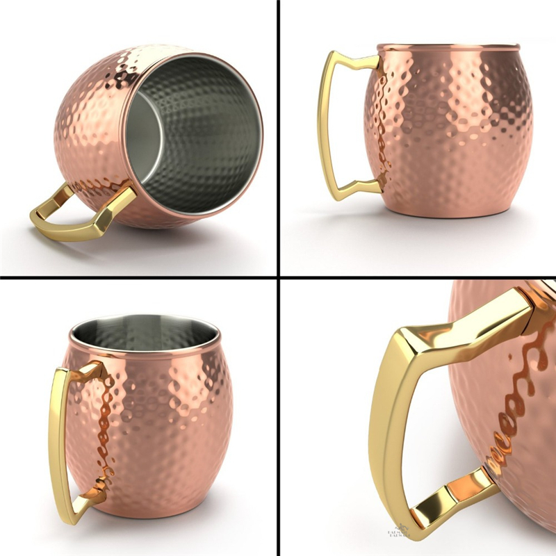 1 stücke 550ml Moskau Maultier – Mule Copper Mug Bewertung und Preis