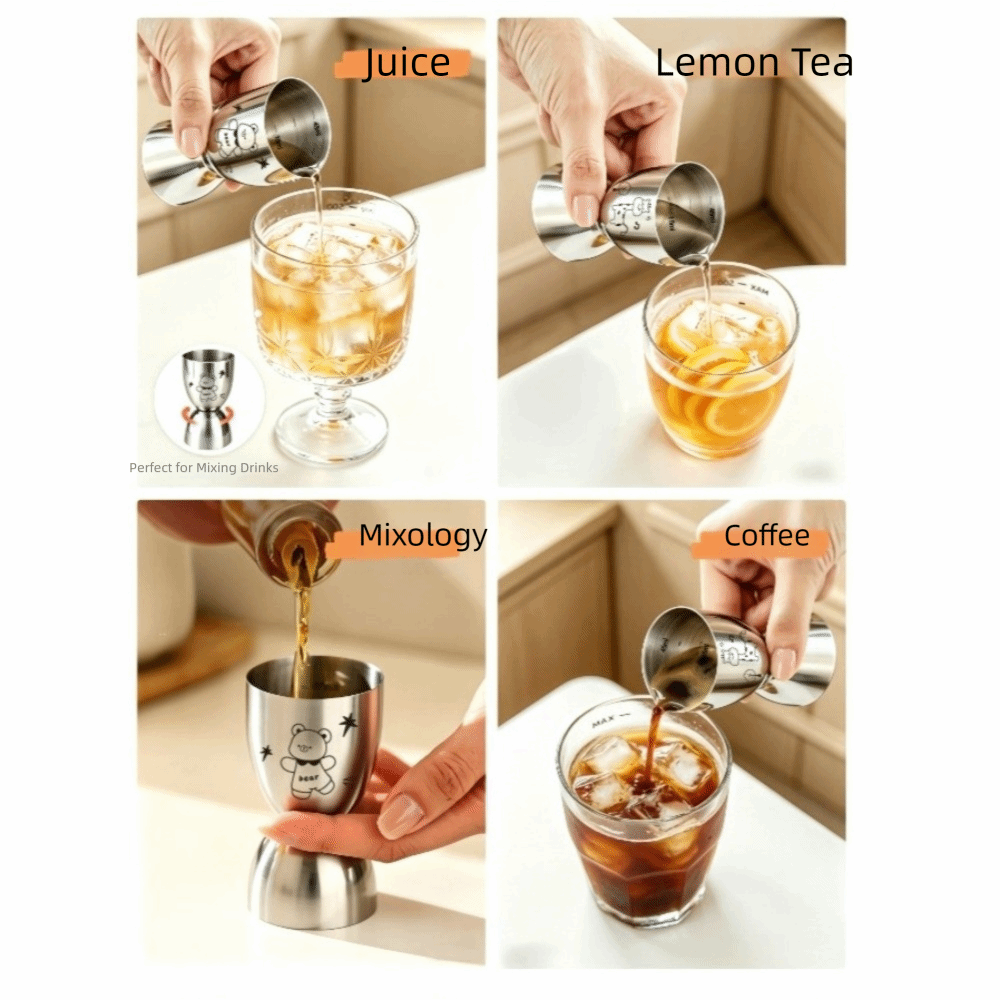 30/60ML Edelstahl-Jigger mit S – Jigger Double Sided Bewertung und Preis