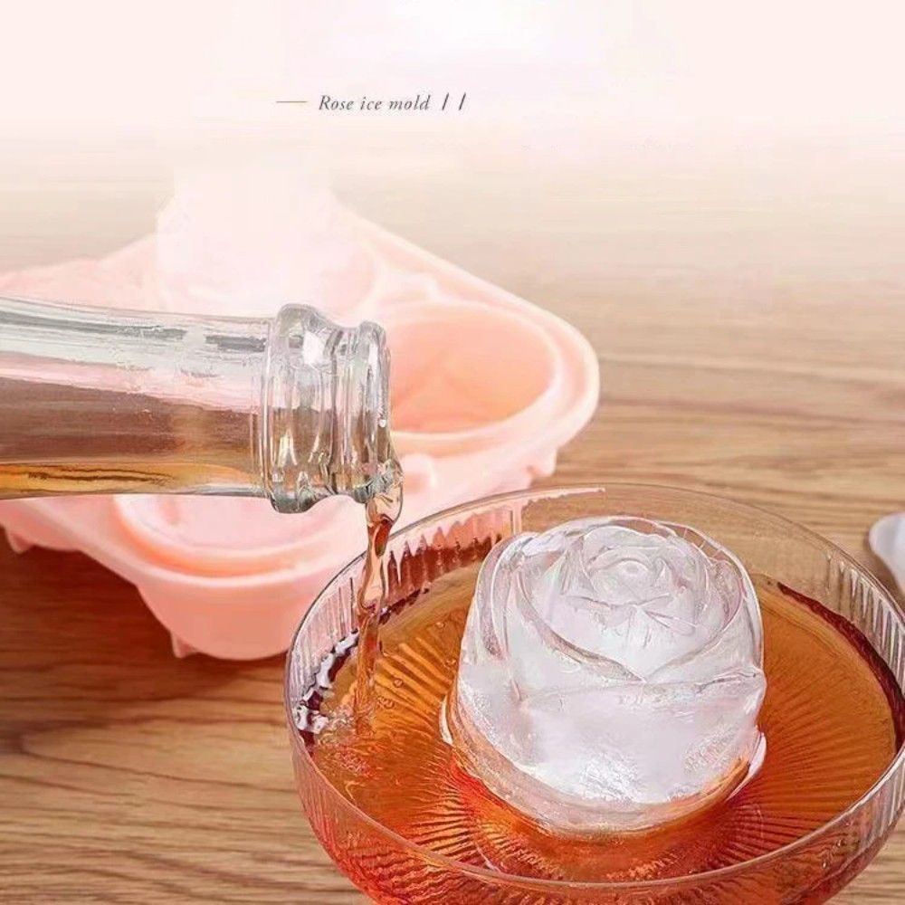 3D-Rosen-Silikon-Eisformen, 4- – Ice Mold Sphere Bewertung und Preis