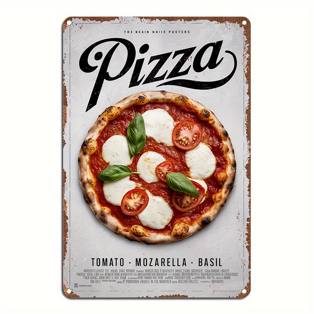 Raumdekor Vintage Pizza Poster – Home Bar And Restaurant Bewertung und Preis
