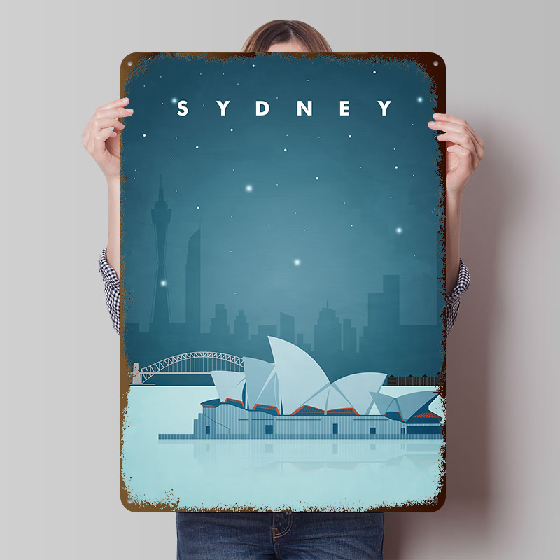 Sydney Reiseplakat Individuali – Home Bar Sydney Bewertung und Preis